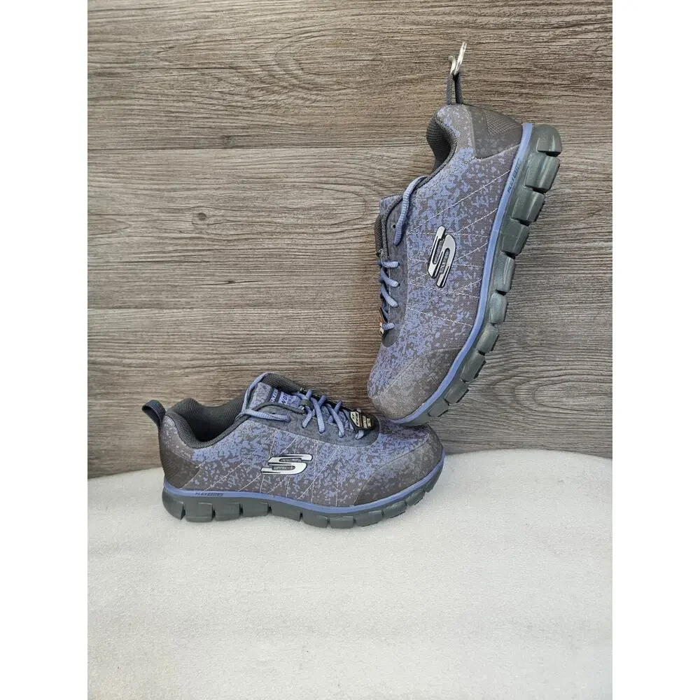 Skechers Work 77251 Safety Toe Shoes Size 9M Electrical Hazard EH Slip Resistant